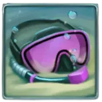 Diving mask low-value symbol in Razor Shark slot